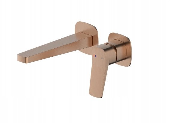 4529-810-34 / KFA / MALAGA / BATERIA UMYWALKOWA PODTYNKOWA , ŚCIENNA, PVD BRUSHED ROSE GOLD /