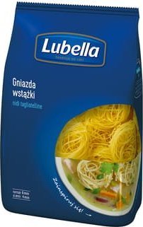 Lubella Lubella Nidi Tagliatelline Makaron Gniazda wstążki 400 g