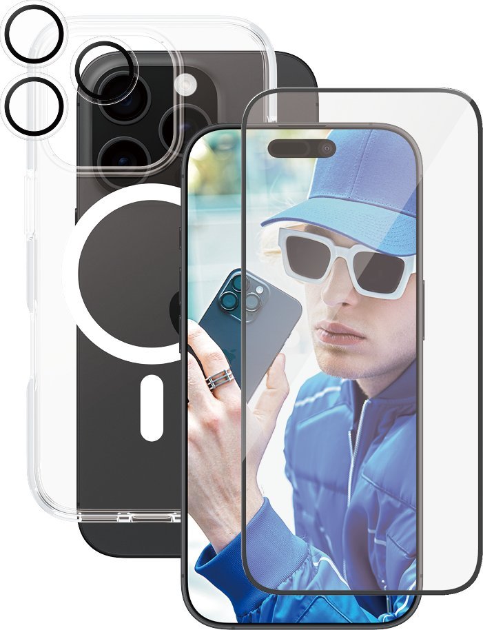 PanzerGlass CARE Flagship 3-in-1 iPhone '24 6.3" Pro