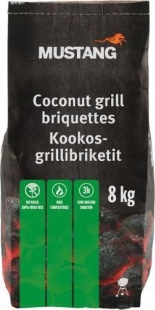 Mustang Coconut grill briquette 8 kg