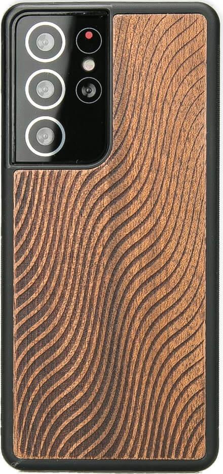 BeWood Drewniane Etui Samsung Galaxy S21 Ultra FALE MERBAU