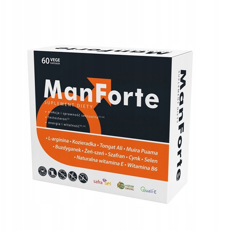 ALINESS ManForte dla mężczyzn x 60 vege caps one size