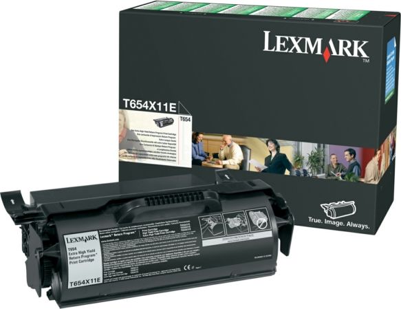 Toner Lexmark T654X11E Black Oryginał (T654X11E)