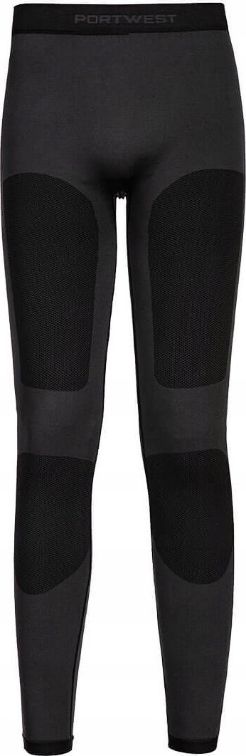 Portwest Leginsy Termoaktywne Bielizna Kalesony Bezszwowe Dynamic Air - Charcoal, S Portwest Ptw-B171Chal 5036108363612