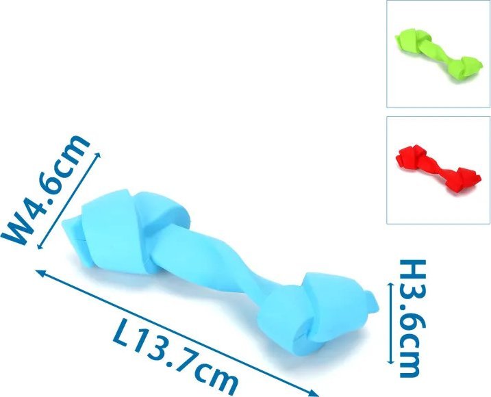 Nobleza Gumowe skręcone hantle Gumowe skręcone hantle
