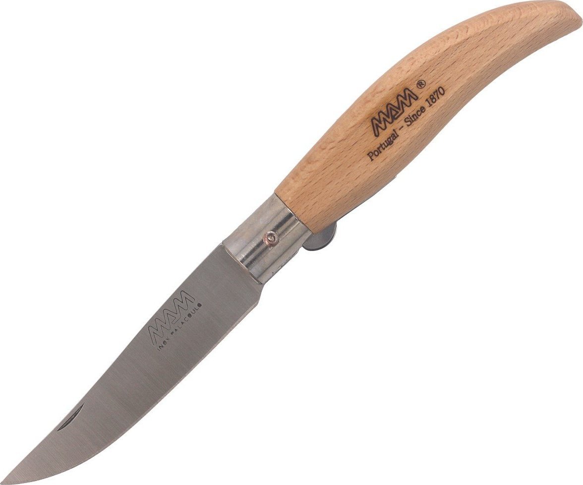 MAM Nóż MAM Iberica Big z blokadą, Light Beech Wood 90