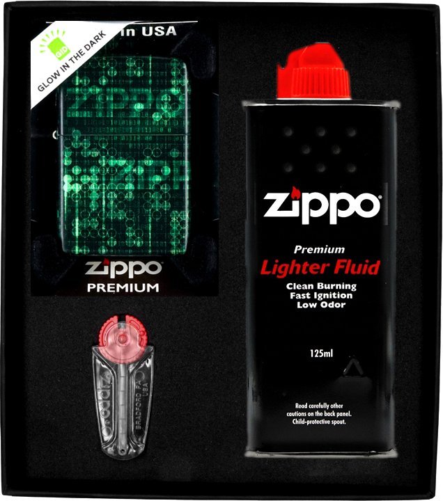 Zestaw ZIPPO Zapalniczka PATTERN DESIGN 3 Prezentowy No1