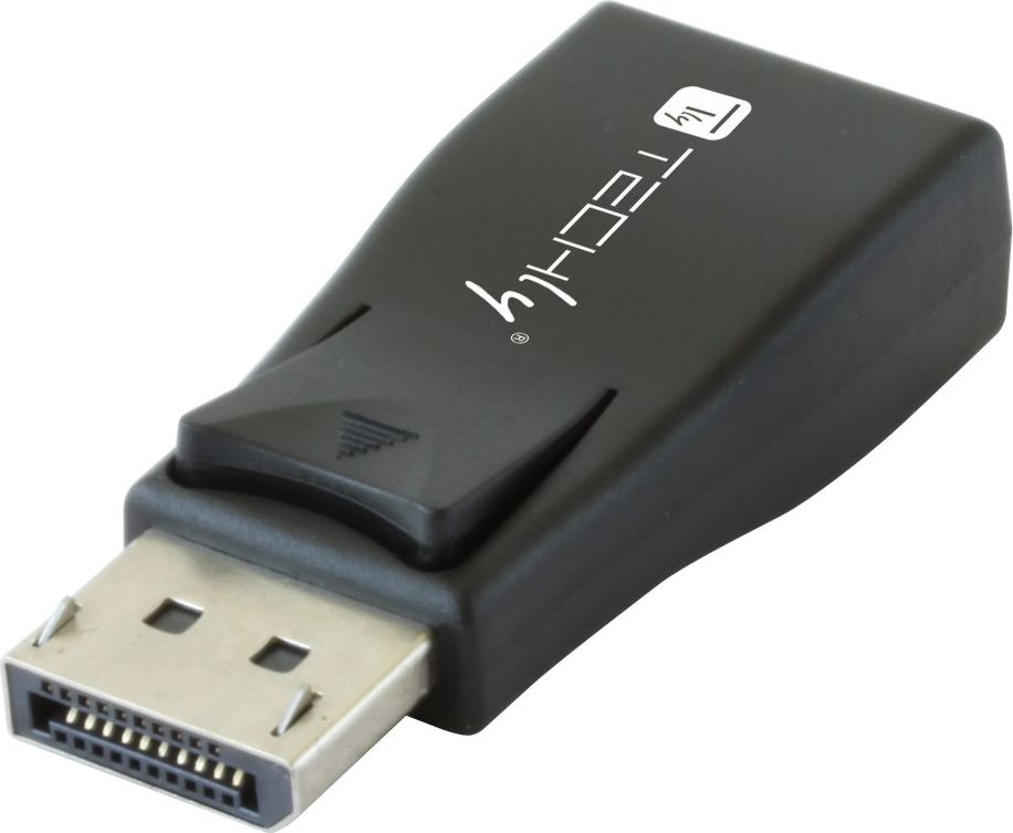 Adapter AV Techly DisplayPort - D-Sub (VGA) czarny