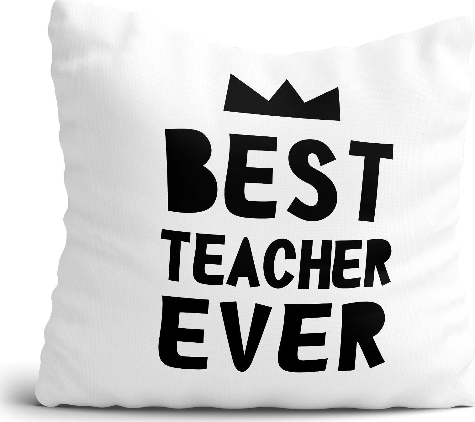 DARKSTORY Poduszka dla nauczyciela prezent na DZIEŃ NAUCZYCIELA KONIEC ROKU SZKOLNEGO