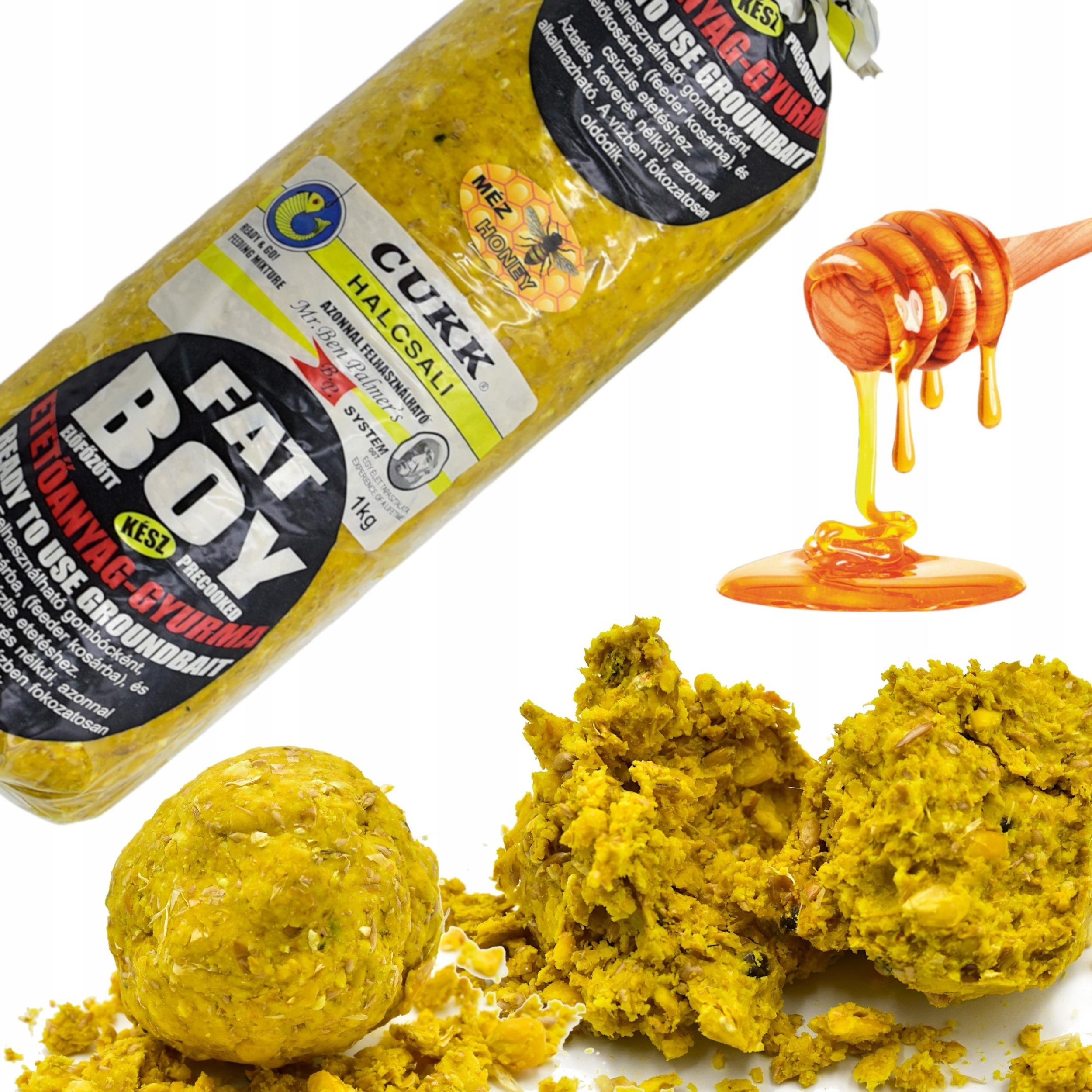 Cukk Ciasto wędkarskie zanęta FAT BOY 1 kg Miód