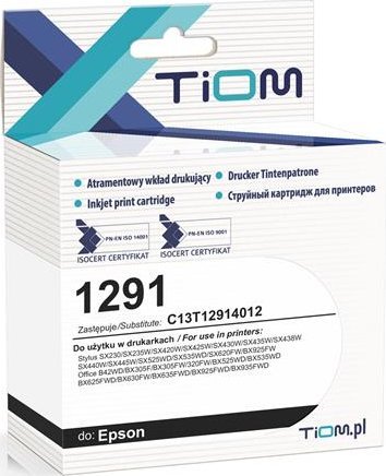 Tusz Tiom Tusz Tiom do Epson 1291 | C13T12914012 | 440 str | black