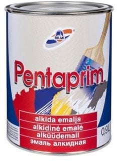 Rilak ALKYD ENAMEL PAINT PENTAPRIM WHITE 0.9L