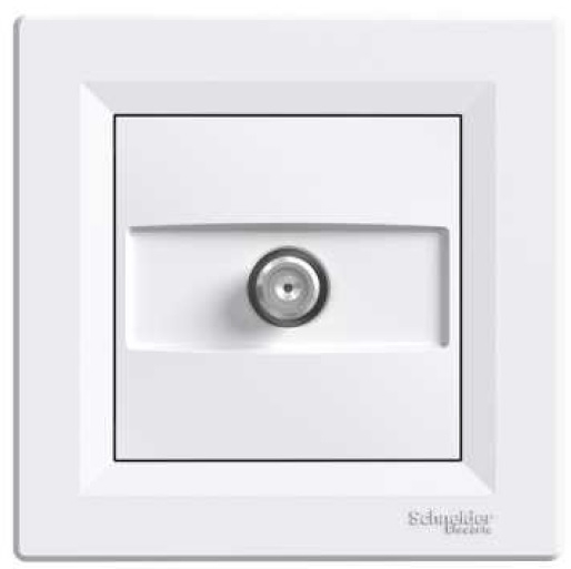 Schneider Electric Gniazdo antenowe ASFORA SAT przelotowe 4dB białe - EPH3700221