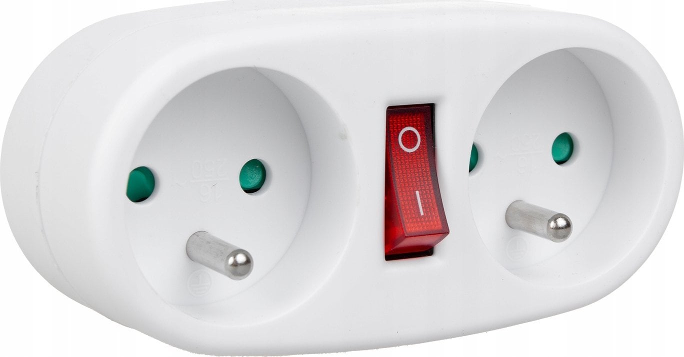 Maclean Gniazdko pršdowe x2 MCE337E