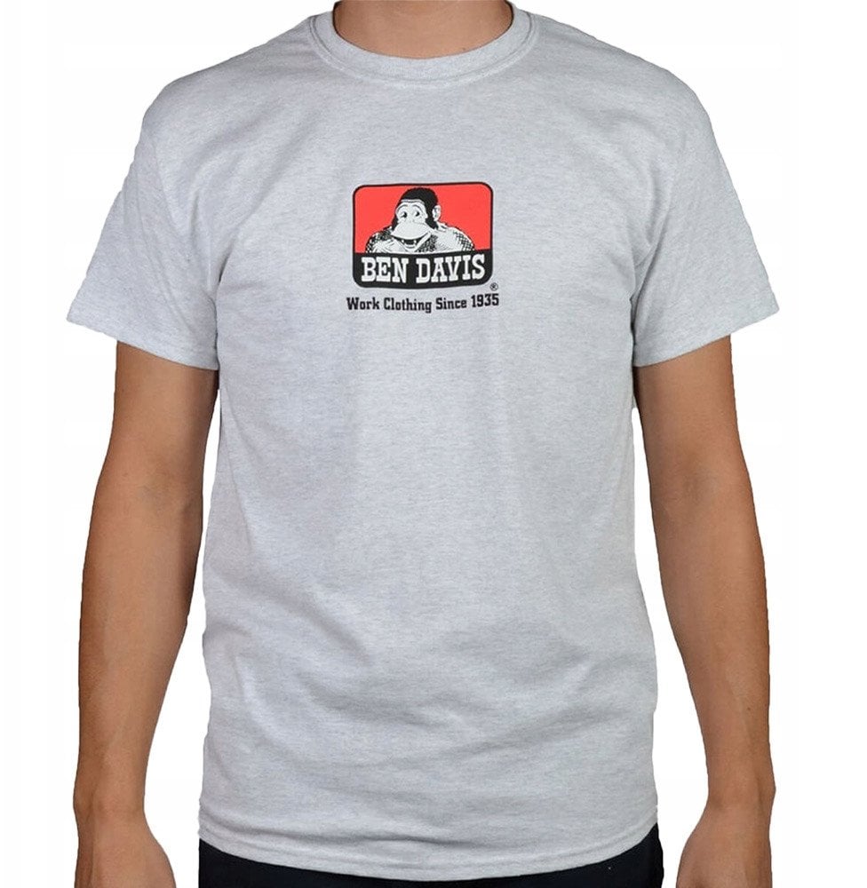 Koszulka Ben Davis Classic Logo Ash