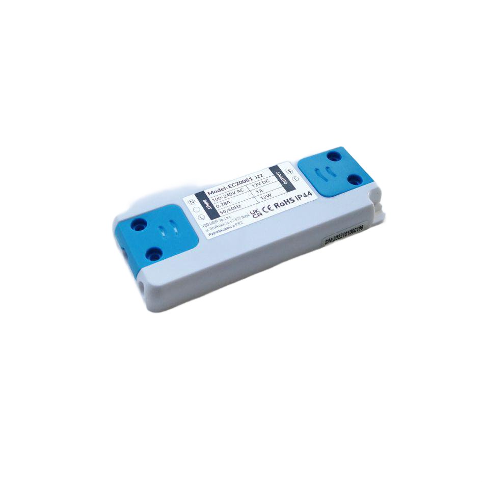 Zasilacz meblowy 12W 12V IP44 98x47x12