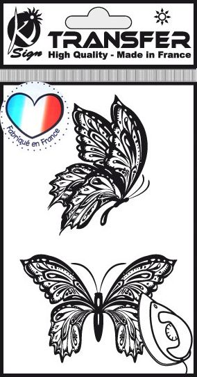 Ki-Sign Naprasow. mini Czarna Motyle