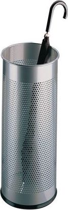 Staples DURABLE Stojak na parasole metalowy, okrągły srebrny