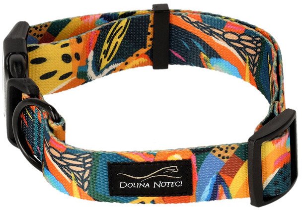 Dolina Noteci Obroża regulowana dla psa Tropikalna Przygoda XL 3 cm x 40 - 65 cm