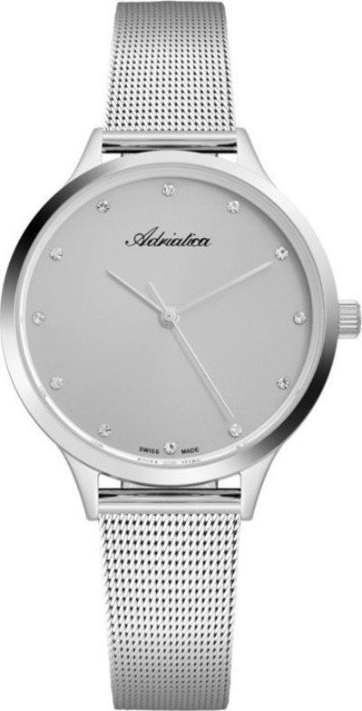 Zegarek Adriatica Zegarek damski Adriatica A3572.5147Q CYRKONIE srebrny
