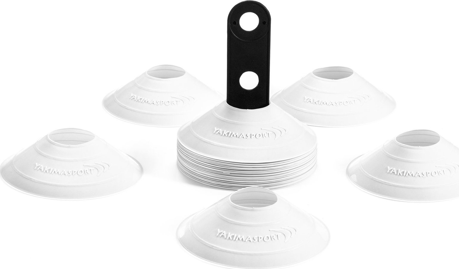 YakimaSport Stożki treningowe białe