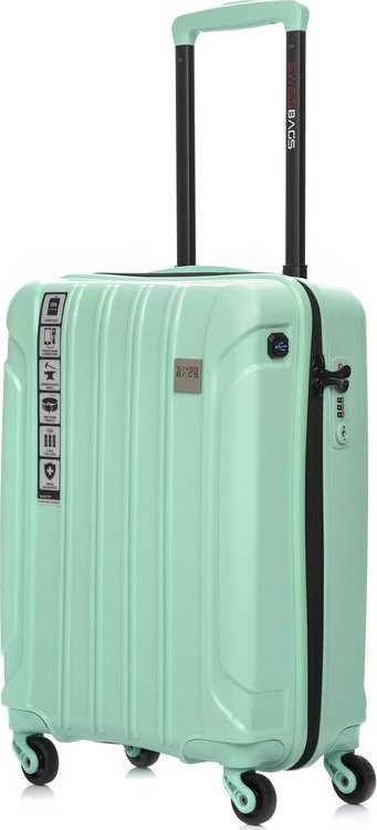 SwissBags Walizka kabinowa Tourist 55cm miętowa