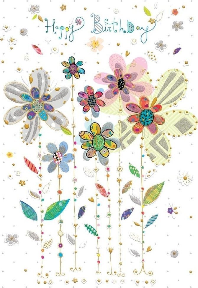 Turnowsky Karnet B6 + koperta MO7341X1 Kolorowe kwiatki