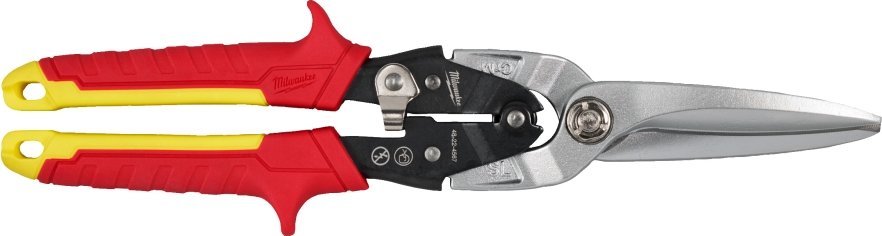Long tin snips for straight cutting Milwaukee