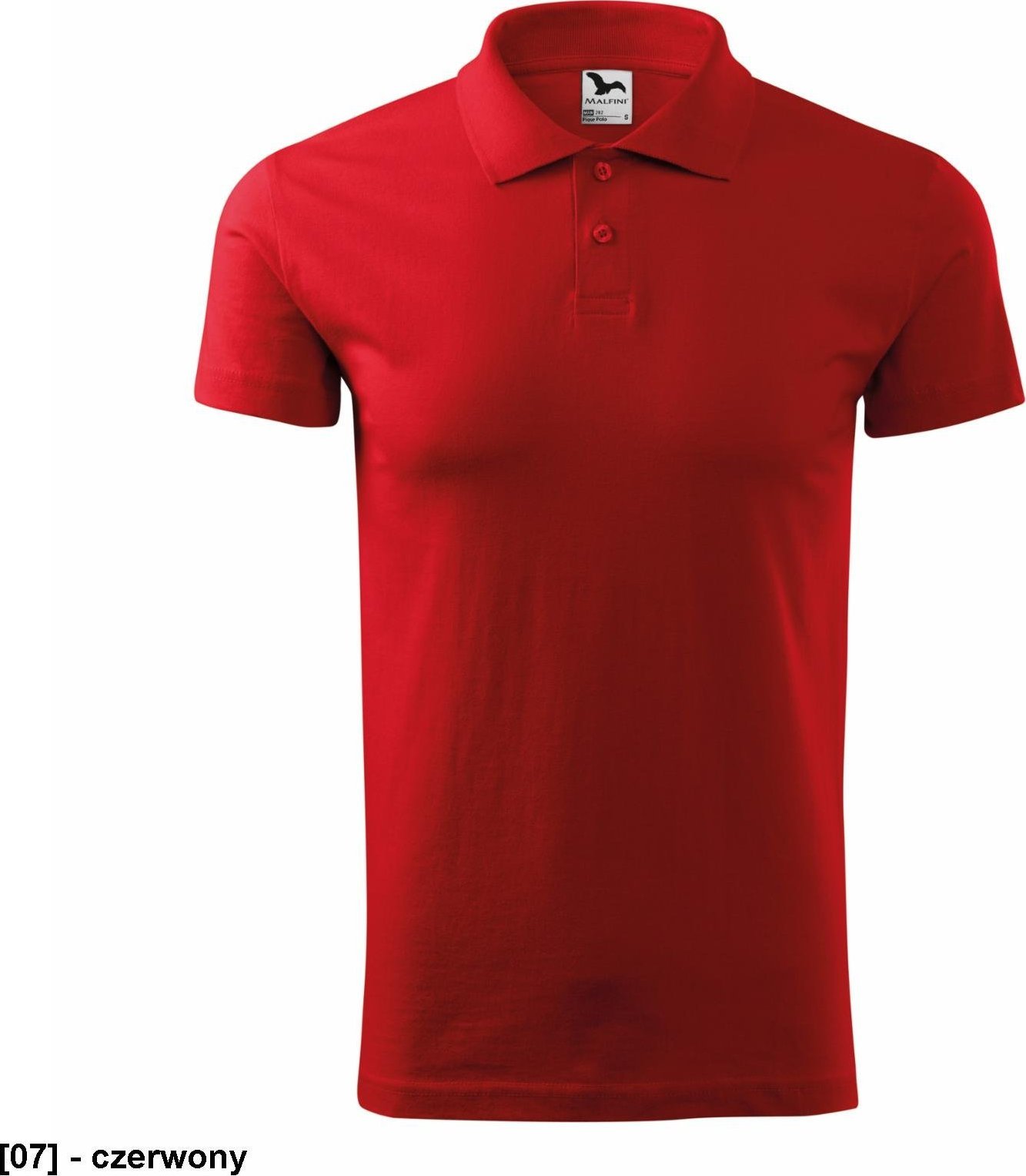 MALFINI Single J. 202 - ADLER - Koszulka polo męska, 180 g/m, - czerwony - rozmiar S