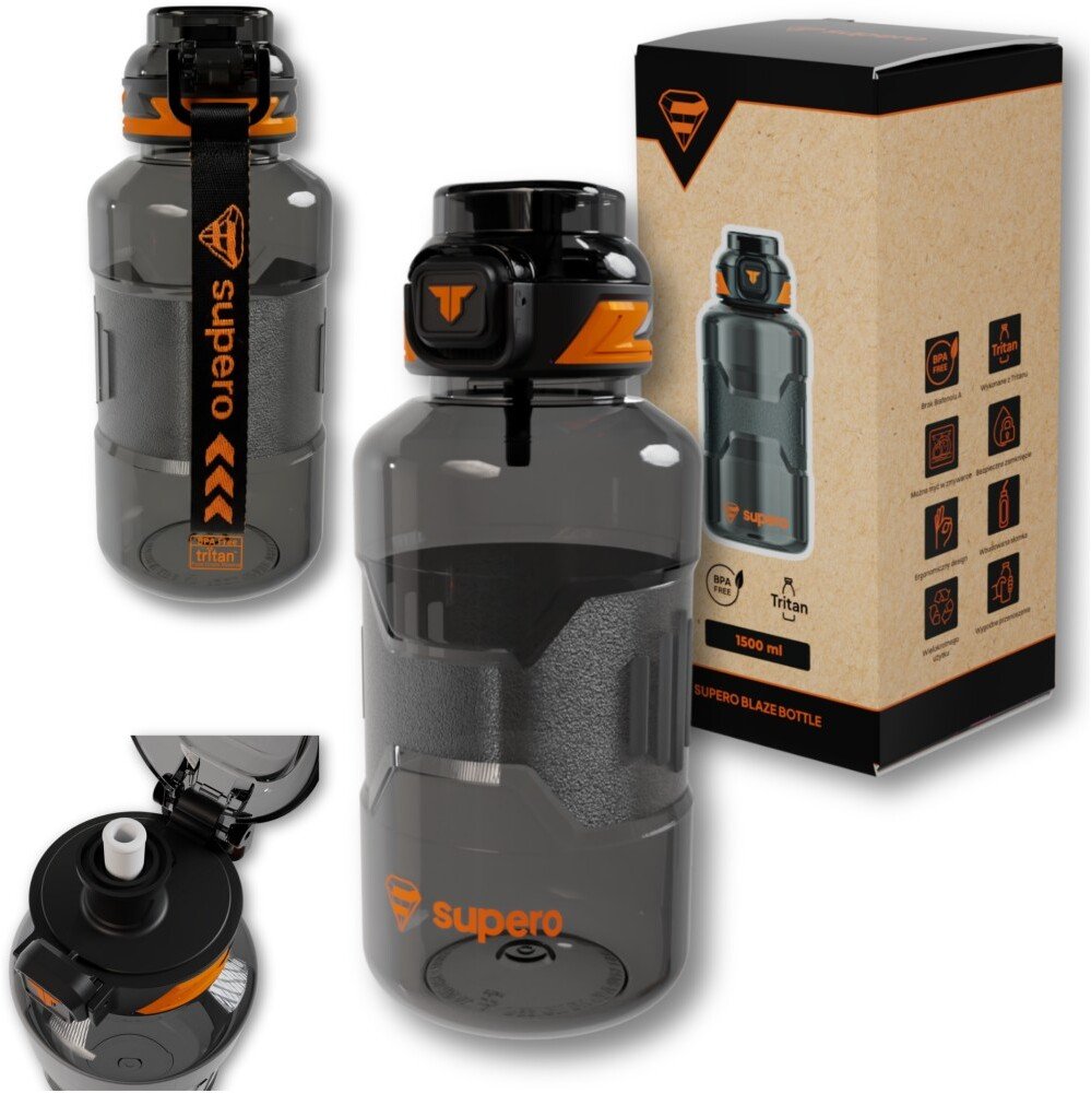 SUPERO Butelka na wodę Tritan, 1500ml