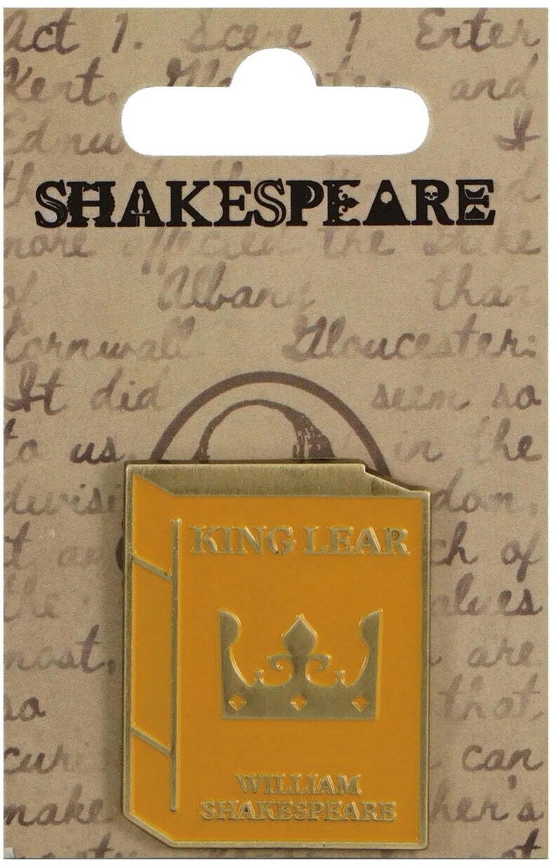 Szekspir Przypinka metalowa - Król Lear