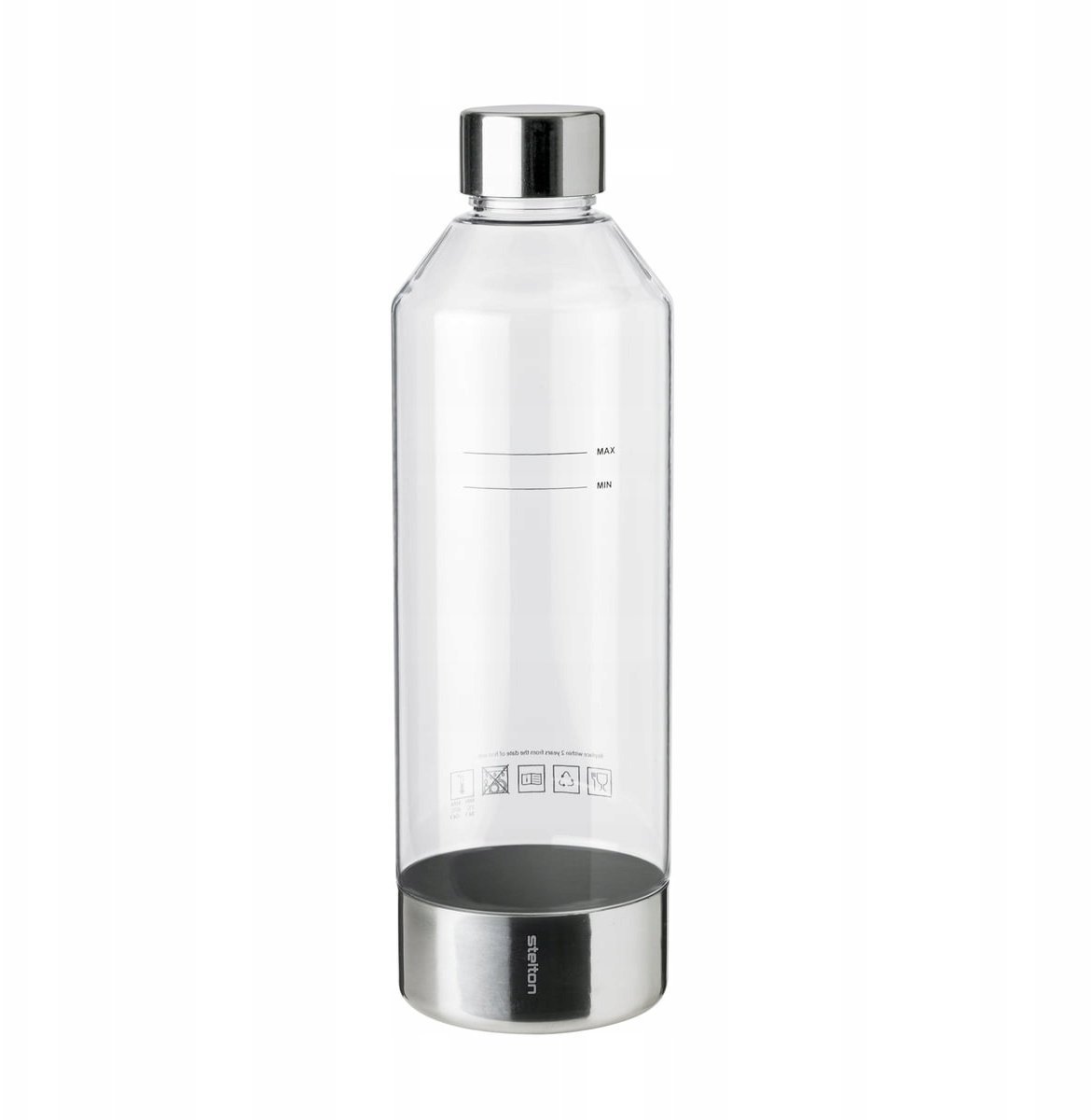 Stelton Butelka do napojów gazowanych 1,15 l clear