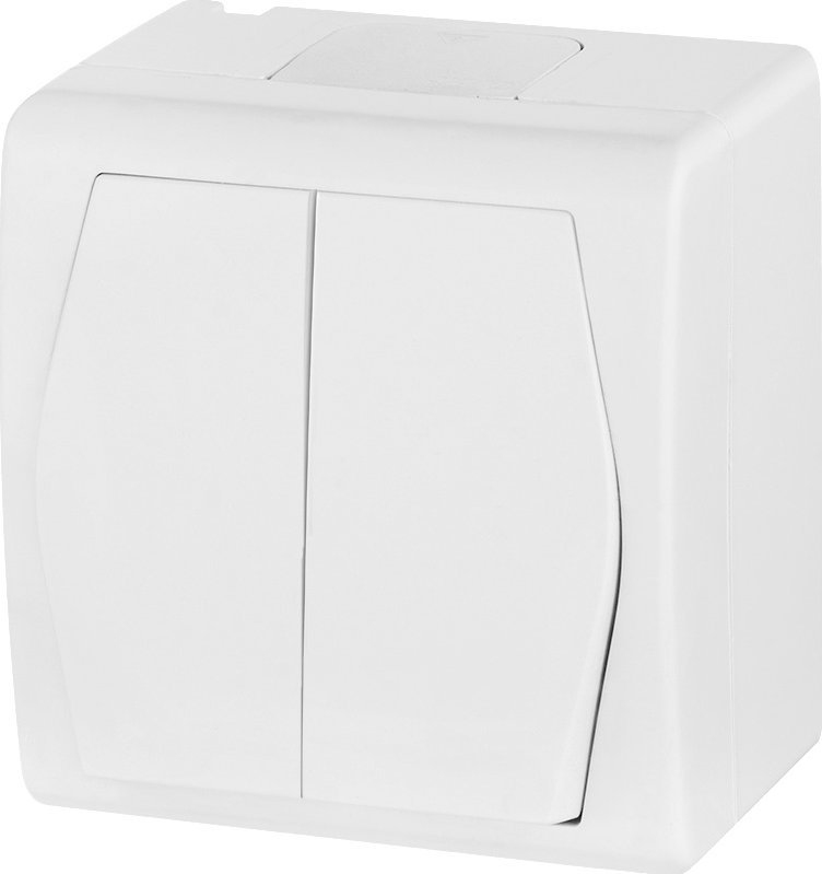 Elektro-Plast Hermes2 Łącznik hermetyczny świecznikowy 10A IP44 biały (1002-00)