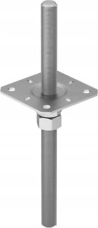 Domax Podstawa słupa M20 100x330x3mm ocynkowana