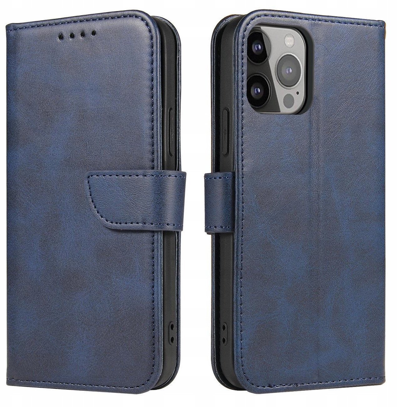 Magnet Case etui Samsung Galaxy S23+ pokrowiec z klapką portfel podstawka niebieskie