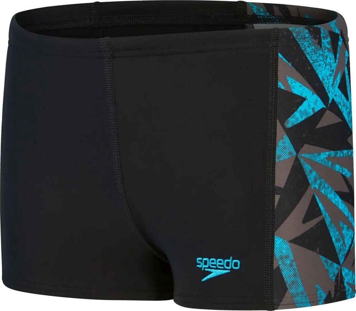 Speedo Dziecięce kąpielówki Speedo Hyperboom Pnl Asht Jm black/bolt/dove grey rozmiar 13-14