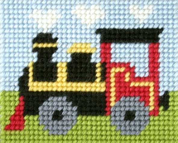 Haft. Moje pierwsze wyszywanie - Ciuchcia