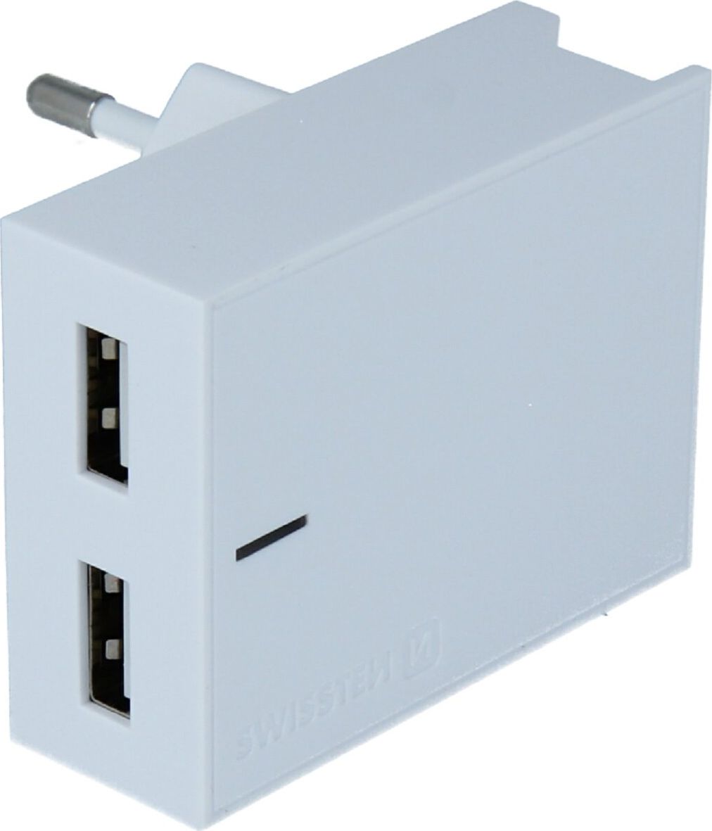 Ładowarka Swissten 2x USB-A 3 A (22047000)