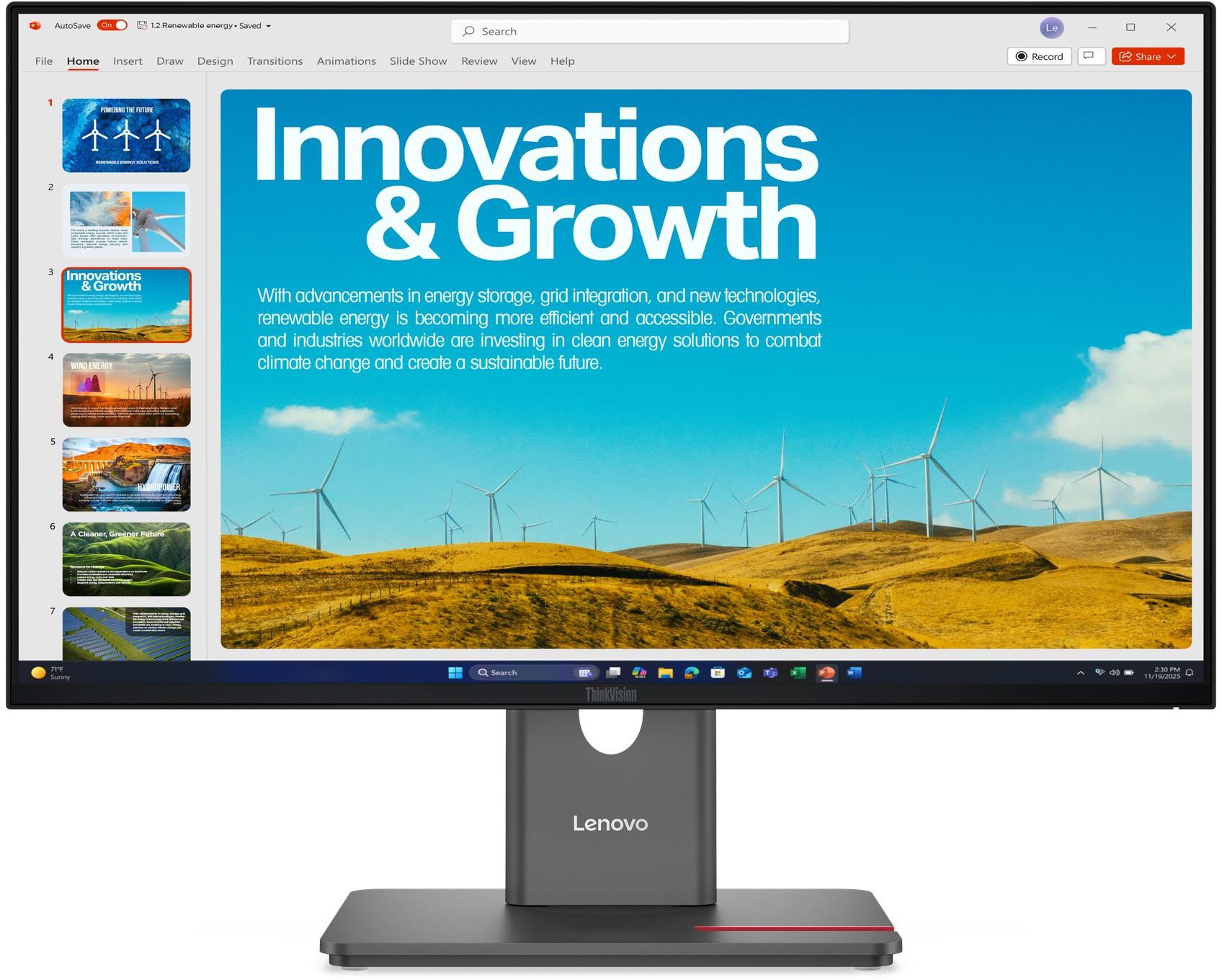 Monitor Lenovo ThinkVision P24QD-40 (64B1GAT1EU)