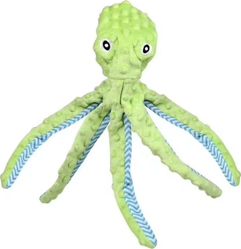 ZABAWKA DLA PSA OŚMIORNICA PLUSZOWA ZABAWKA PISZCZY 40 CM