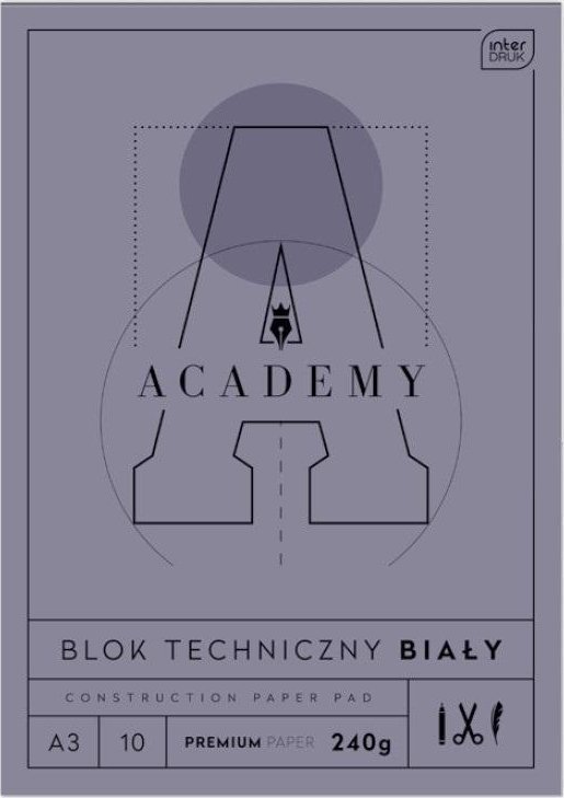 Interdruk Blok techniczny A3/10K Academy (10szt)