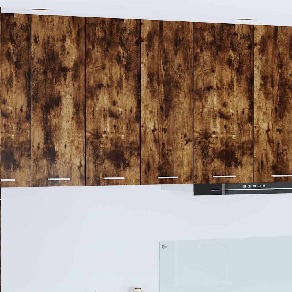 vidaXL Szafka wisząca z półką Riga Dąb wędzony 60 x 31 x 80 cm