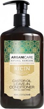 Arganicare Arganicare Castor Oil Odżywka bez spłukiwania stymulująca porost włosów 400 ml