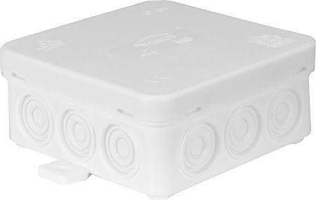 Simet Puszka n/t hermetyczna z dławicą zintegrowaną 85x85x39mm IP54 biała N6 83006006 - 83006006