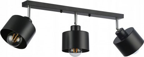 Lampa wisząca Orno Loftowa lampa sufitowa (wisząca) LED E27 - czarna x3