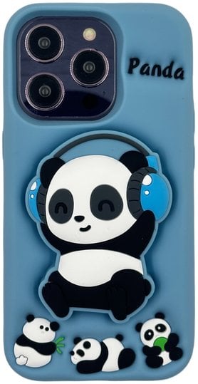 ETUI CASE 3D PANDA Z UCHWYTEM IPHONE 14 PRO standard