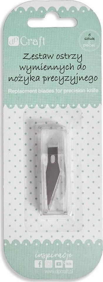 Zestaw ostrzy do nożyka precyzyjnego 5szt