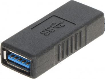 Adapter USB USB - USB Czarny (USB3.0-GG)