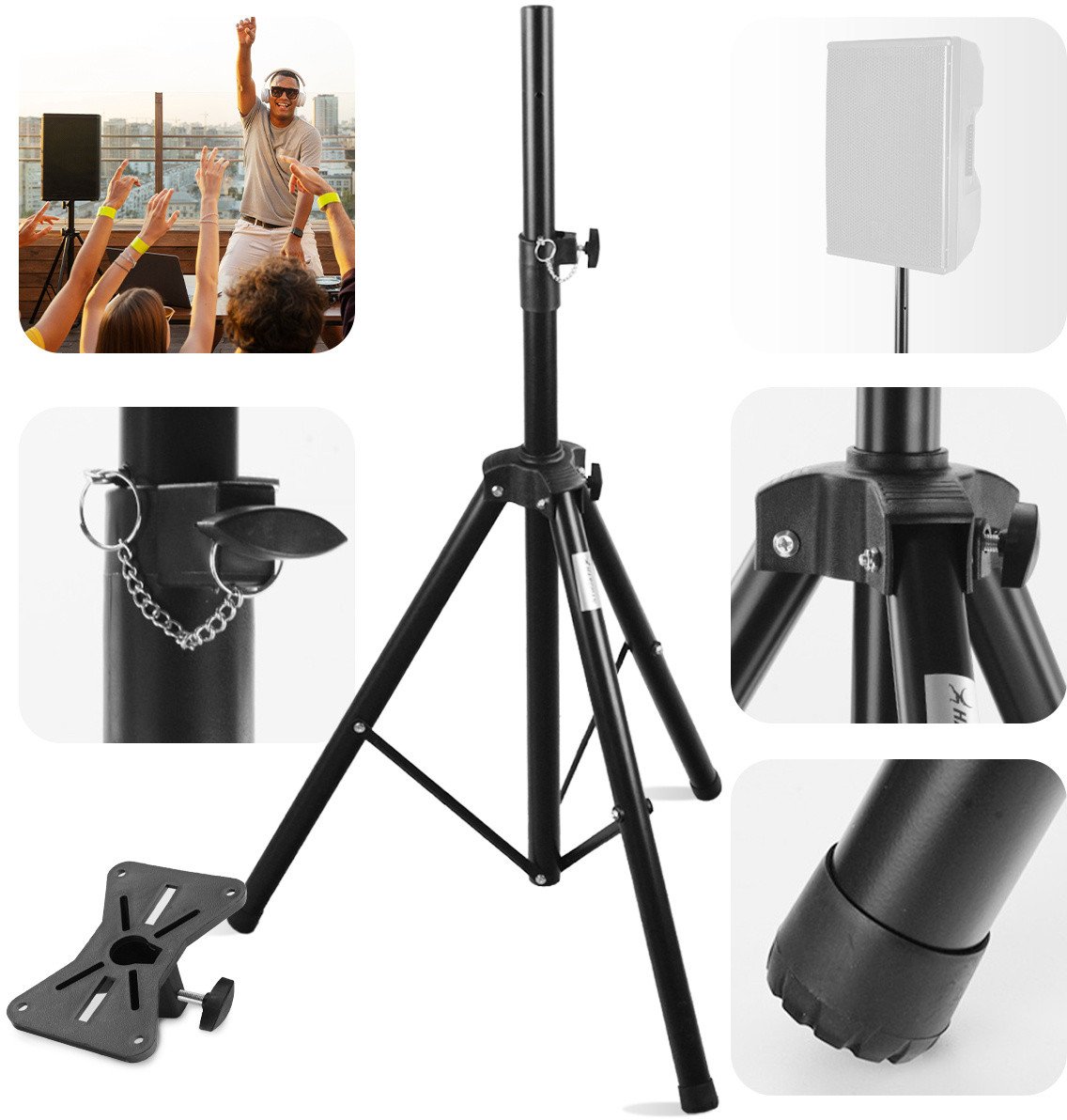 Statyw kolumnowy z nadstawką HSS1 Hardman one size