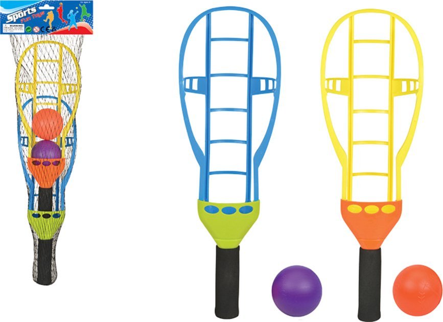 LeanToys Gra Zręcznościowa Łapacz Piłek 2 Łapacze 2 Piłki